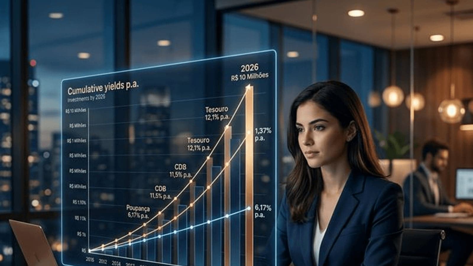 Tabela: Quanto Rende R$ 1k a R$ 10 Milhões em 2026 (Poupança, CDB, Tesouro e LCI)